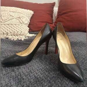 Black Christian Louboutin heel